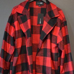 Boyfriend Flannel Shacket / Size XL